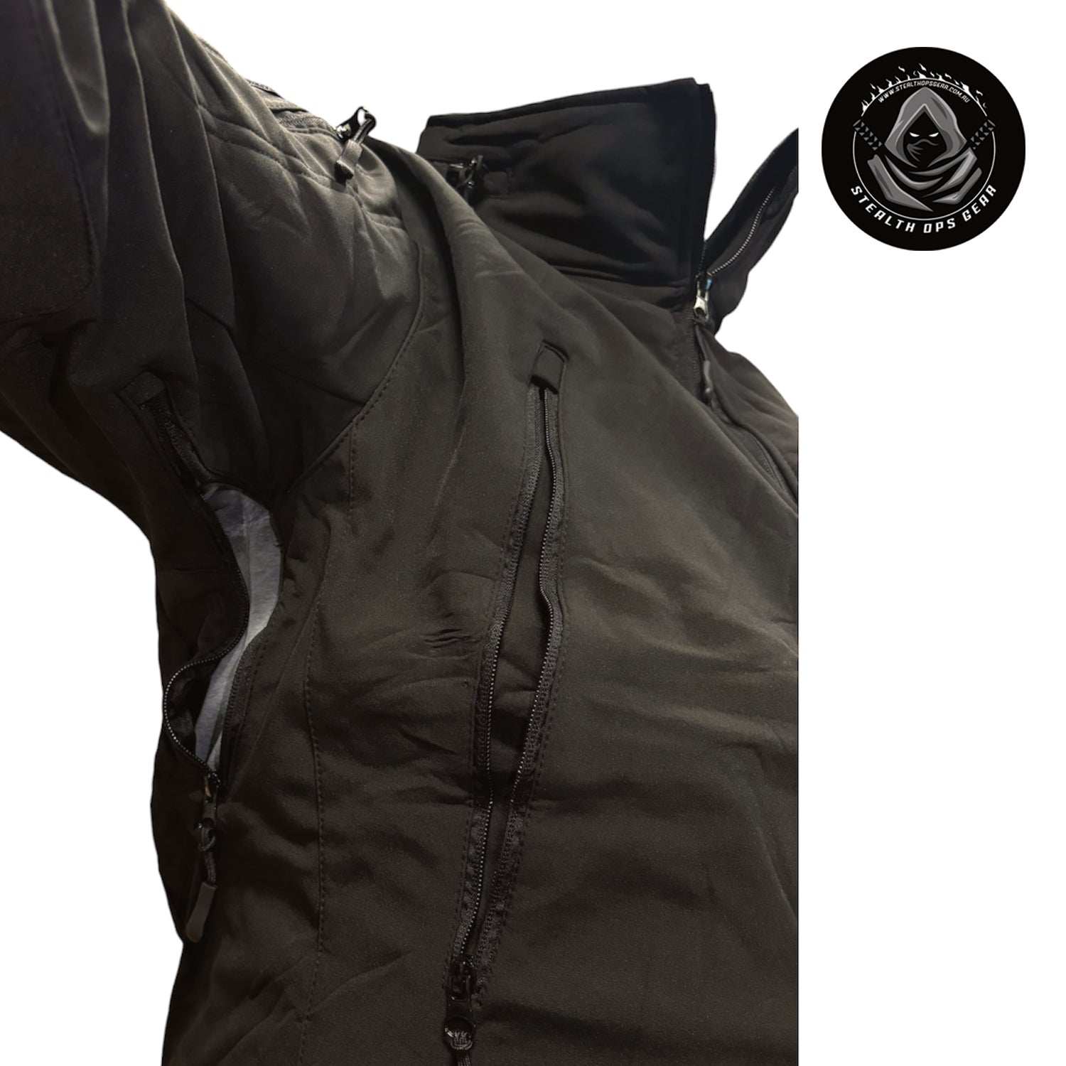 Master tactical versatility with the Stealth Ops Gear Windbreaker Jacket in Black. Built for operators who demand performance without compromise, this jacket combines professional-grade durability with intelligent design features. www.moralepatches.com.au