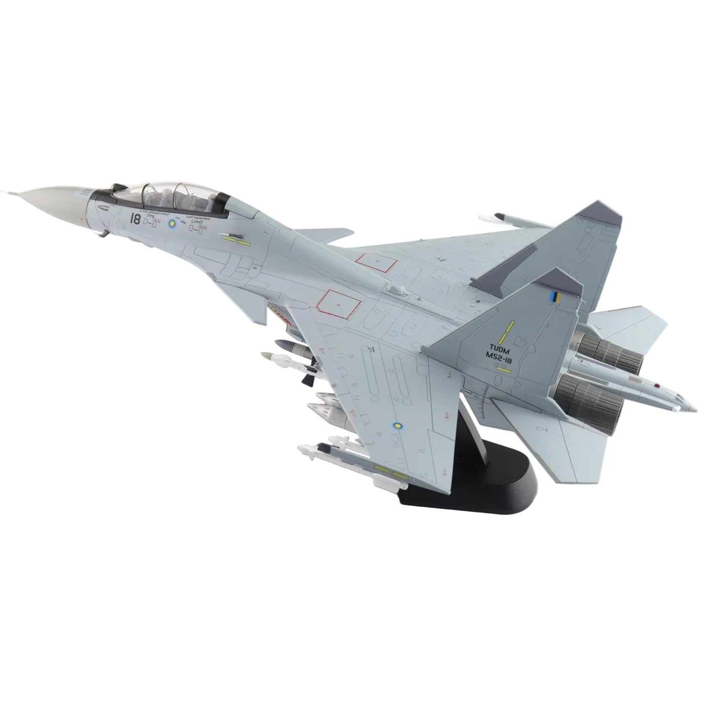 The multi-role fighter, the Sukhoi Su-30 (originally Su-27PU), is a two-seater fighter aircraft based on the Su-27UB trainer. The Su-30 featured new weapons for the ground attack role and new avionics. www.moralepatches.com.au