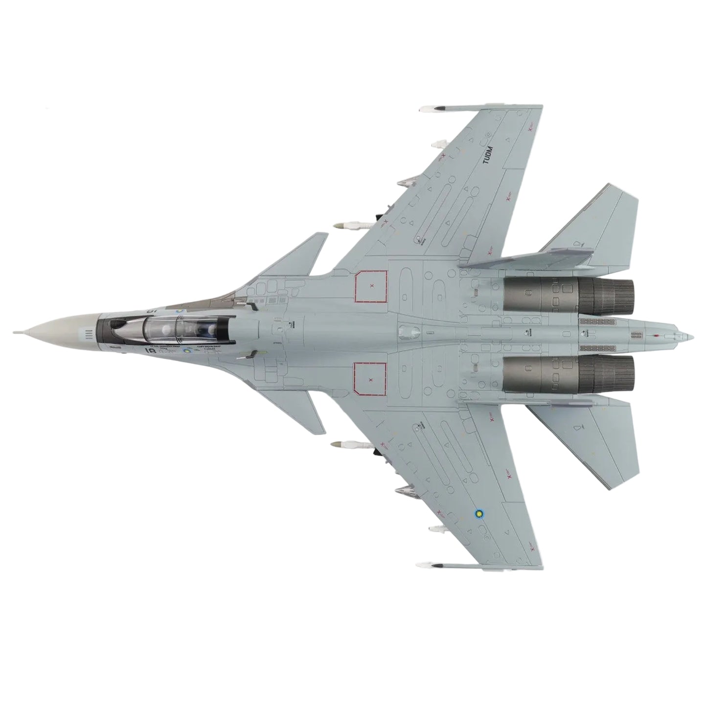 The multi-role fighter, the Sukhoi Su-30 (originally Su-27PU), is a two-seater fighter aircraft based on the Su-27UB trainer. The Su-30 featured new weapons for the ground attack role and new avionics. www.moralepatches.com.au