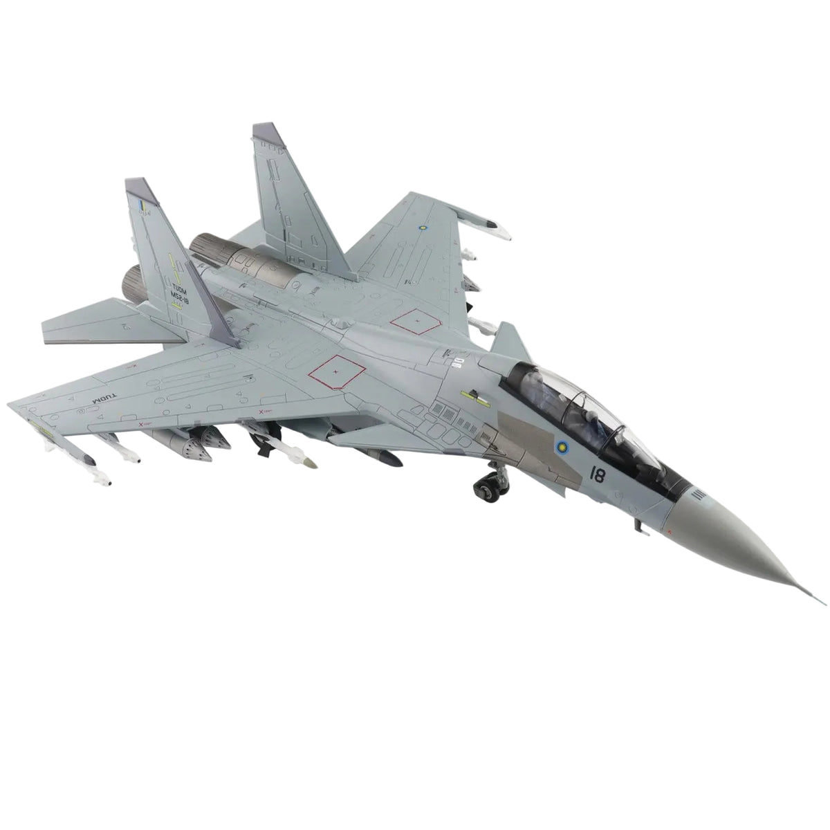 The multi-role fighter, the Sukhoi Su-30 (originally Su-27PU), is a two-seater fighter aircraft based on the Su-27UB trainer. The Su-30 featured new weapons for the ground attack role and new avionics. www.moralepatches.com.au