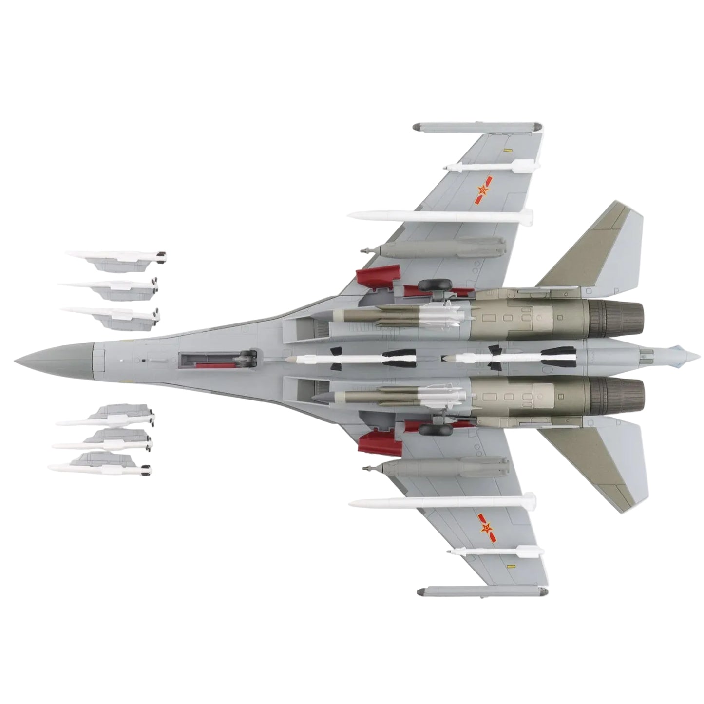 1/72 Su-35S Flanker E 61271 PLAAF China (with 2 x PL-17 4 x R-77M)&nbsp;by&nbsp;Hobby Master&nbsp;delivers modern air combat detail for military aircraft collectors and current fighter jet displays. www.moralepatches.com.au