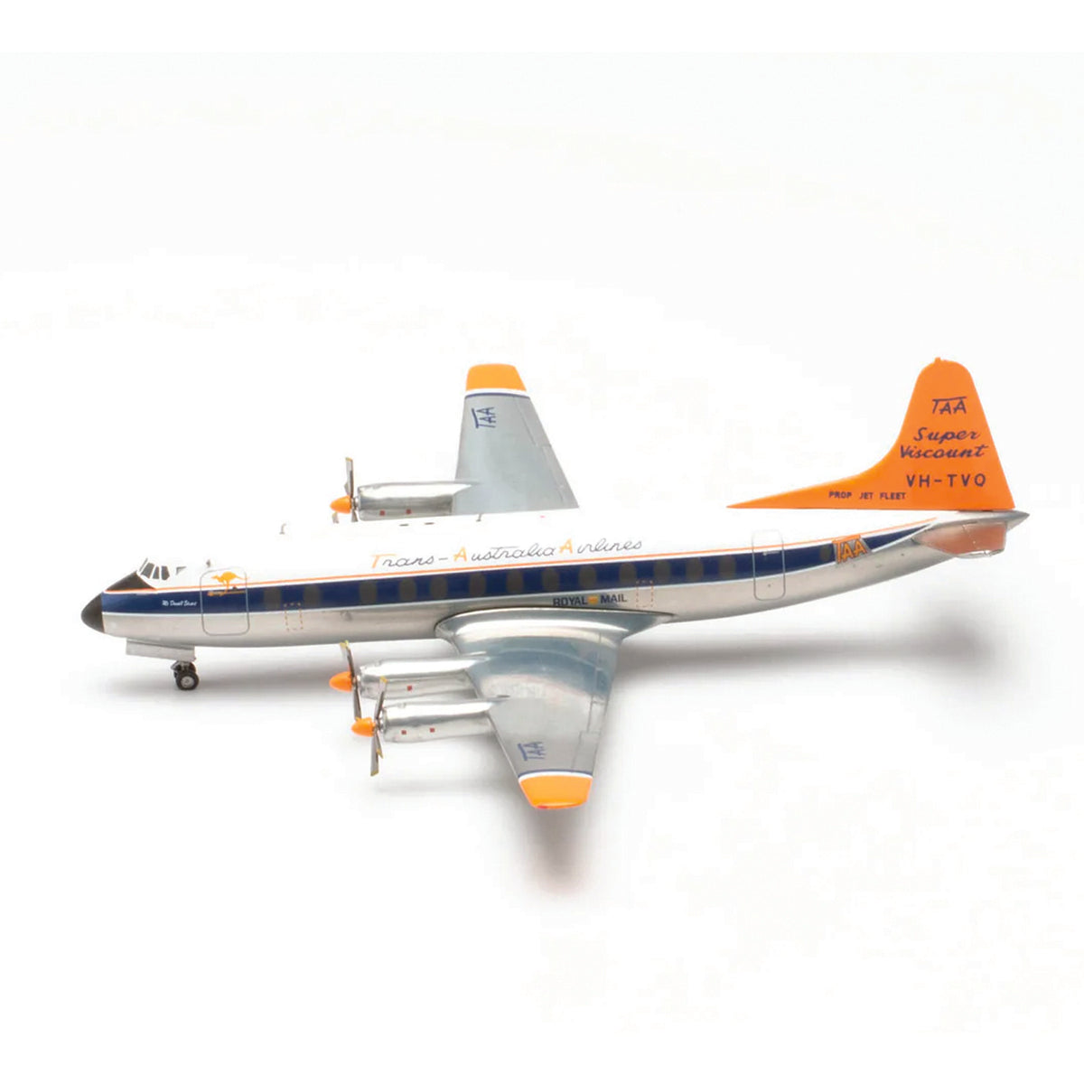 Trans Australian Airlines was one of the first airlines in the world to add the then-revolutionary Vickers Viscount to its fleet. It was the first aircraft at TAA to be equipped with a pressurized cabin, resulting in a more enjoyable flight experience for passengers. www.moralepatches.com.au