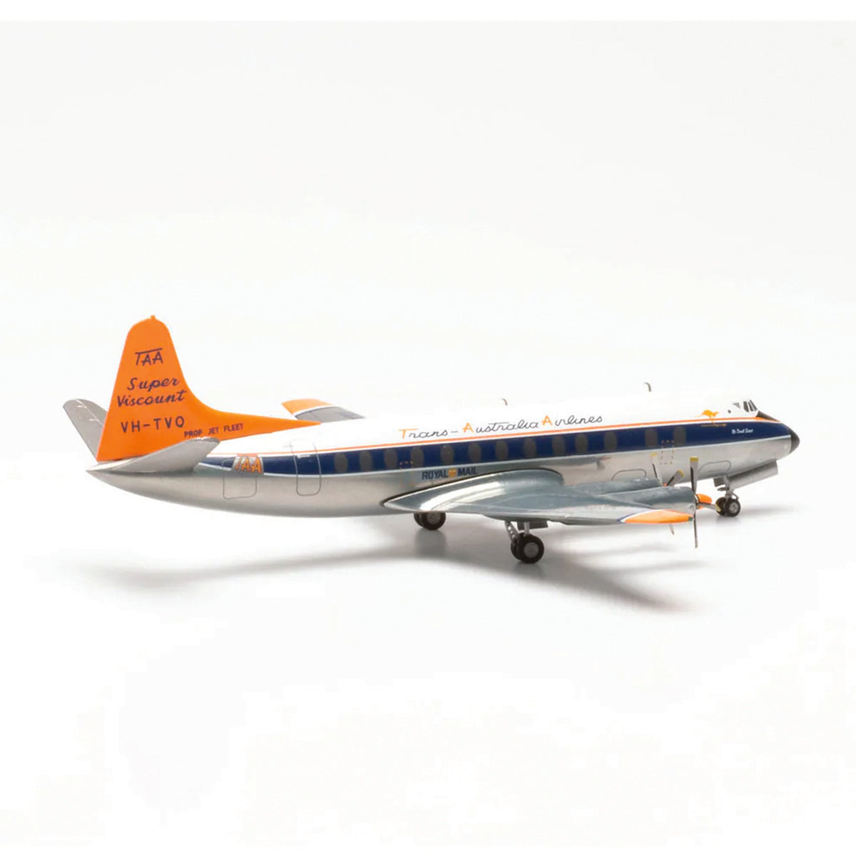 Trans Australian Airlines was one of the first airlines in the world to add the then-revolutionary Vickers Viscount to its fleet. It was the first aircraft at TAA to be equipped with a pressurized cabin, resulting in a more enjoyable flight experience for passengers. www.moralepatches.com.au