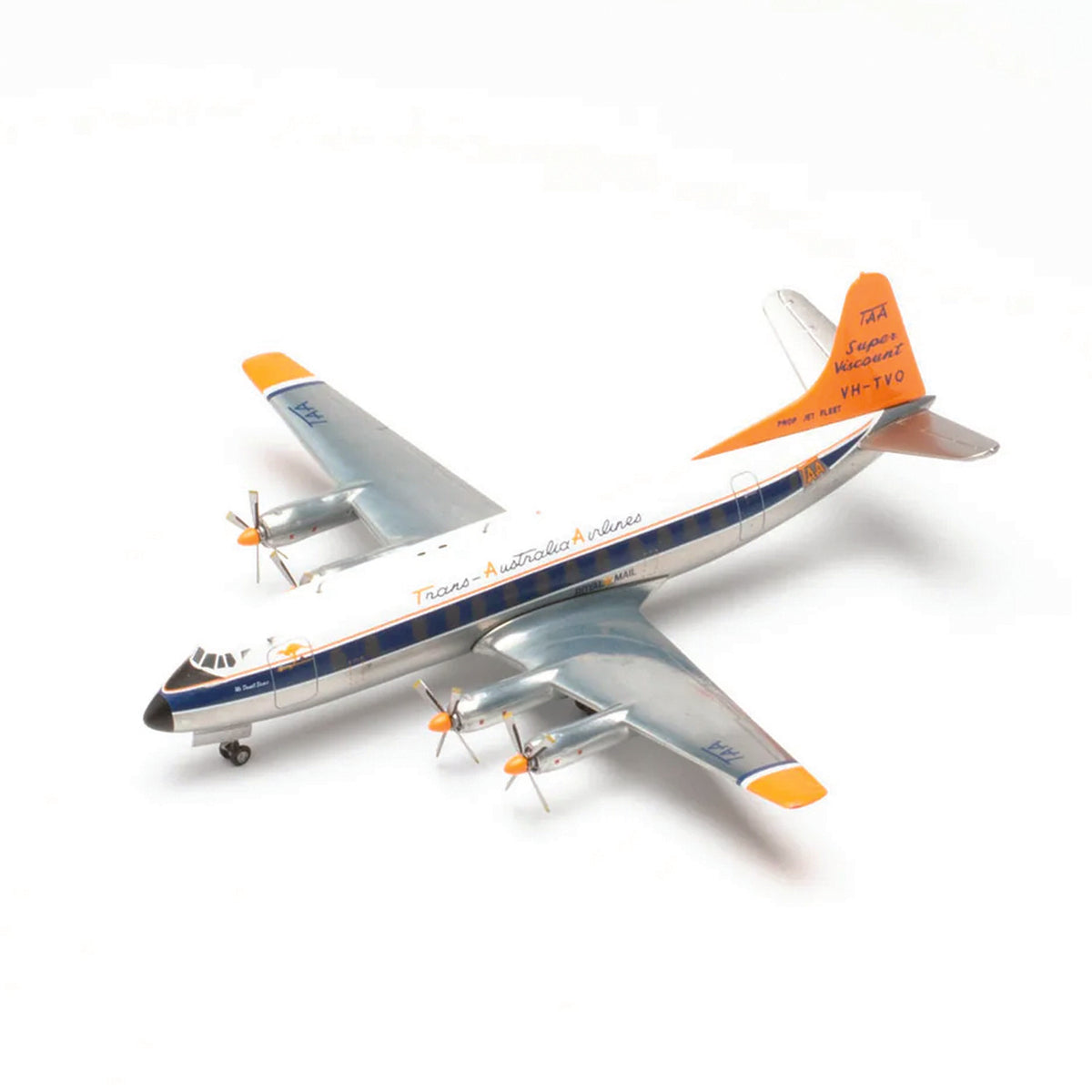 Trans Australian Airlines was one of the first airlines in the world to add the then-revolutionary Vickers Viscount to its fleet. It was the first aircraft at TAA to be equipped with a pressurized cabin, resulting in a more enjoyable flight experience for passengers. www.moralepatches.com.au