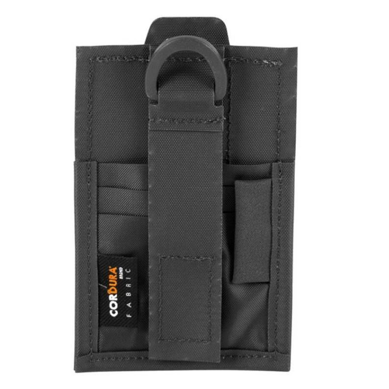 The durable ID shell is perfect for cards, pens, and other essentials! Easily clip it on when you need it and take it off just as quickly--it even functions as a handy patch. It's the perfect companion for any of life's adventures. www.moralepatches.com.au black back