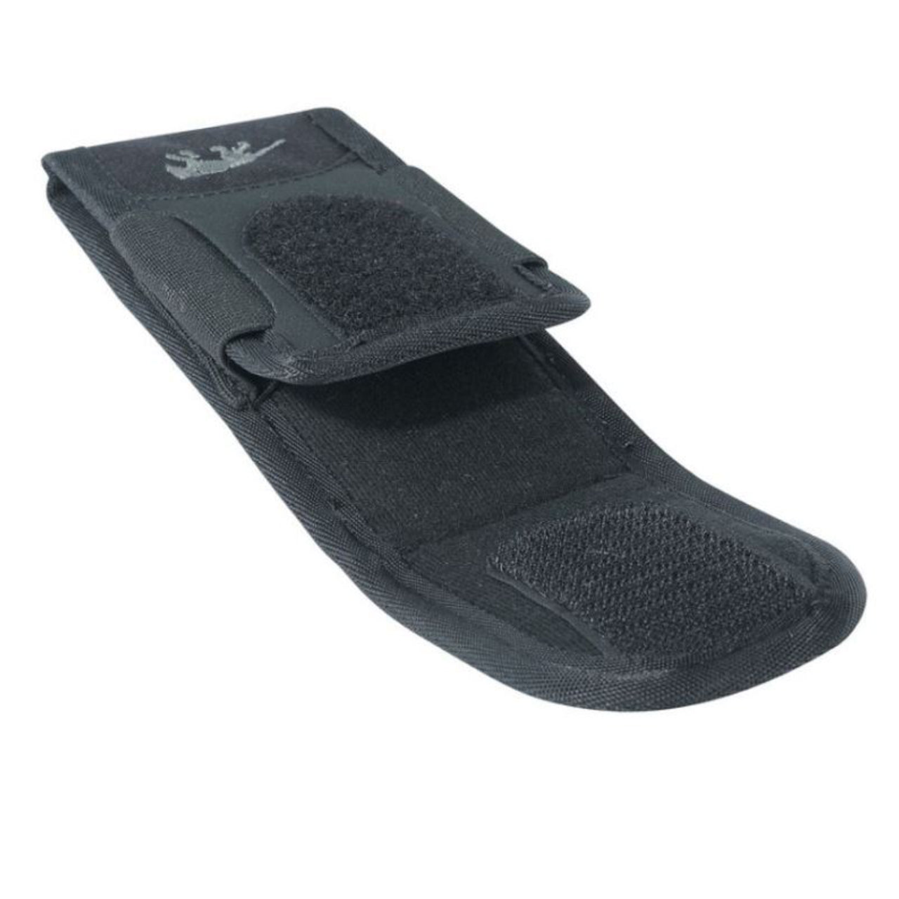 Durable protection for your smartphone with padded reinforcement and four choice sizes. Our tactical phone cover features a MOLLE system for secure carrying - get ready for the ultimate phone protection! Stay protected in style. www.moralepatches.com.au open view black