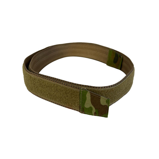 Inner belt is meant to be worn like a normal belt through the 1.5" belt loops. And it used as a inner belt which secures to 1.5"-2.25" outer belt(tactical belt/duty belt/gun belt) in two-belt system. www.moralepatches.com.au