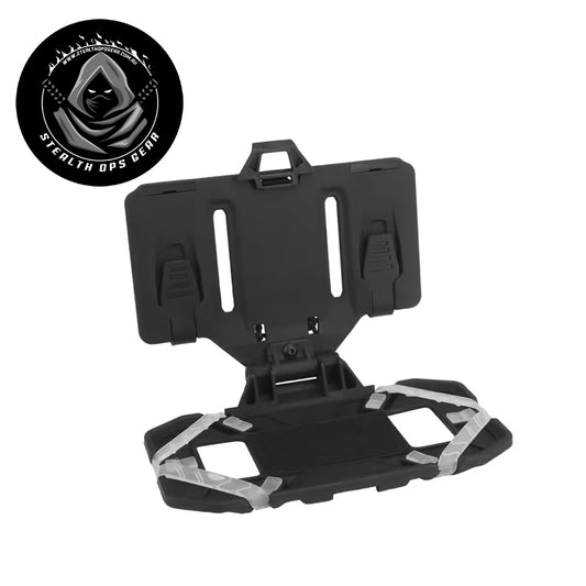 Crafted to hold devices measuring up to 8 x 16 x 2 cm, this board guarantees a secure fit for your gear. It easily mounts onto 4×3 MOLLE systems and is compatible with all MOLLE tactical equipment, making it an essential part of your setup. Featuring a folding fixed buckle, it folds compactly for convenient storage and transport whenever you need. www.moralepatches.com.au