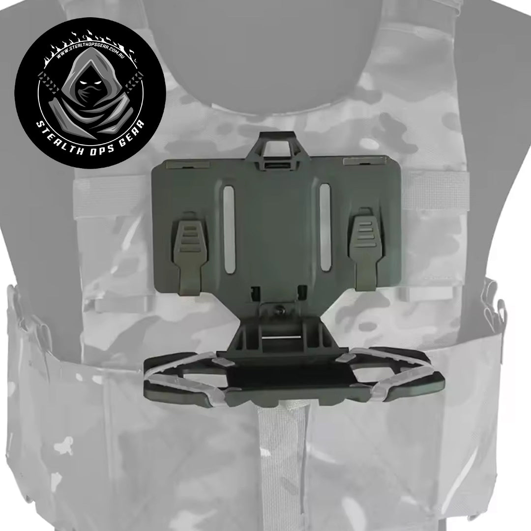 Crafted to hold devices measuring up to 8 x 16 x 2 cm, this board guarantees a secure fit for your gear. It easily mounts onto 4×3 MOLLE systems and is compatible with all MOLLE tactical equipment, making it an essential part of your setup. Featuring a folding fixed buckle, it folds compactly for convenient storage and transport whenever you need. www.moralepatches.com.au