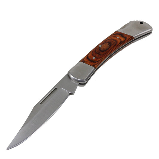 Maybe a little big to keep in your pocket every day, but just the right size for the glove box or tool kit.  85mm long stainless steel blade 220mm overall www.moralepatches.com.au