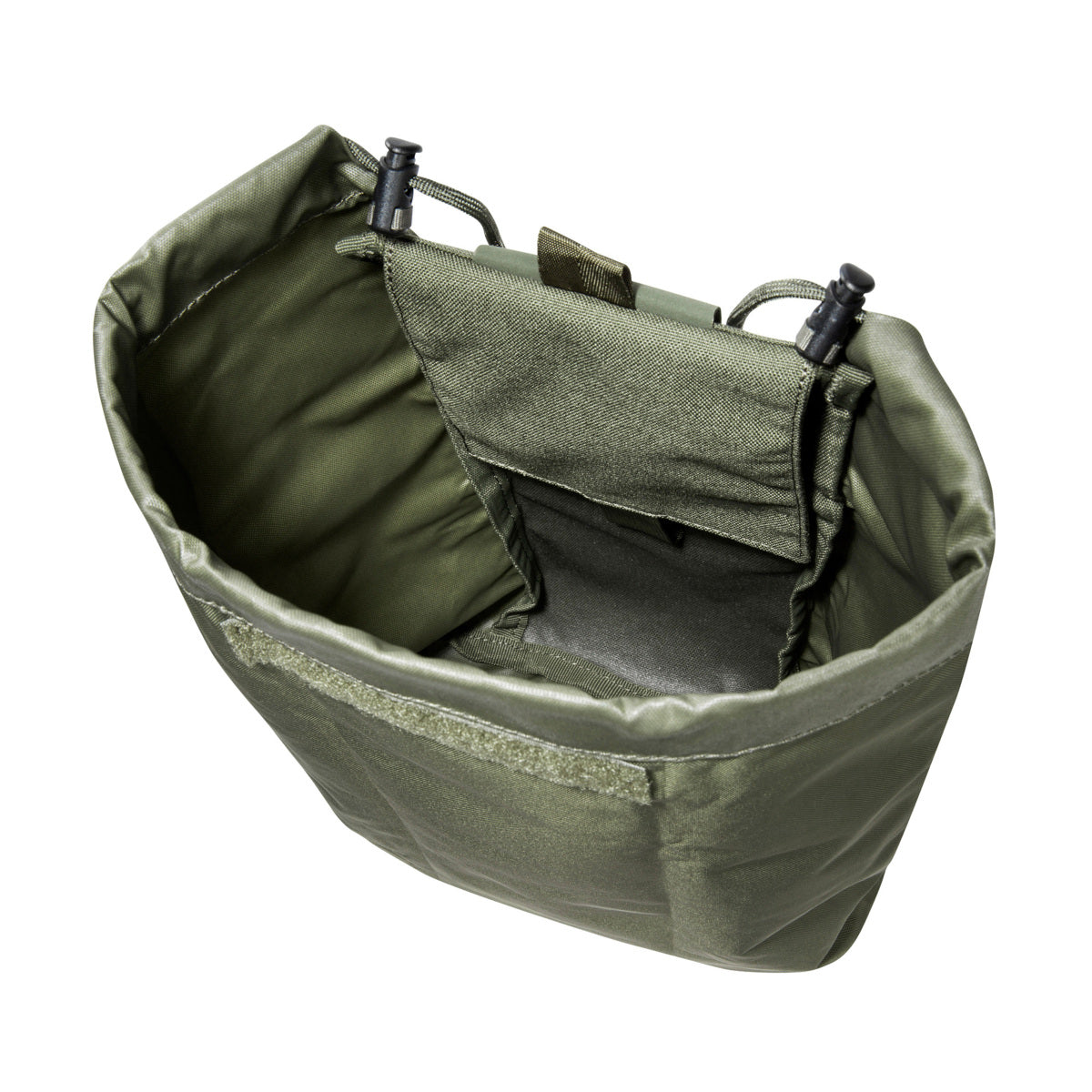 Introducing the Tasmanian Tiger Dump Pouch MKII Olive - the ultimate accessory for any outdoor enthusiast! Unleash your adventurous spirit with this compact yet versatile folding throw-bag, complete with a MOLLE rear panel for easy attachment to your gear. Don't leave home without it! www.moralepatches.com.au
