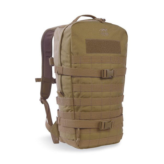 Robust 9 litre daypack with a large main compartment. It features two wrap around compression straps reduce the volume if needed, and a MOLLE system on the front and sides that can be used for individual expansion. Hydration system compatible. www.moralepatches.com.au