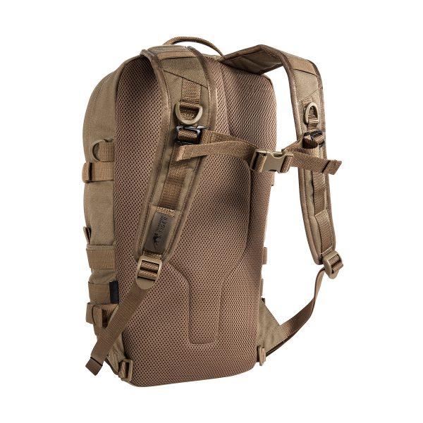 Robust 9 litre daypack with a large main compartment. It features two wrap around compression straps reduce the volume if needed, and a MOLLE system on the front and sides that can be used for individual expansion. Hydration system compatible. www.moralepatches.com.au