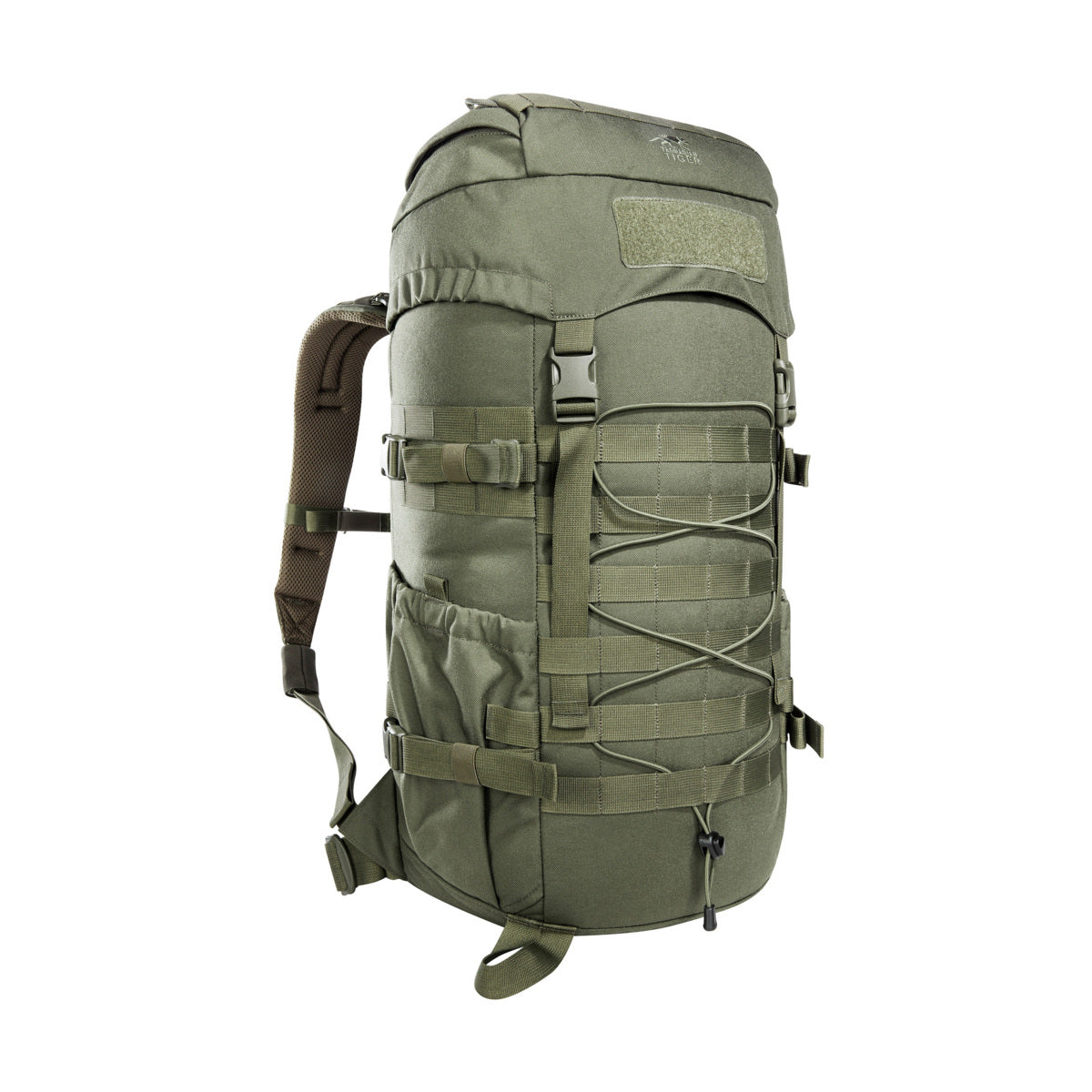 Explore the rugged outdoors with the TT Mil Ops Pack 30 backpack. This small yet robust backpack is designed with a padded back and removable waist belt for ultimate comfort. The MOLLE and lacing systems, compression straps, and side pockets provide versatile storage options, www.moralepatches.com.au