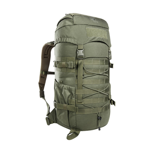 Explore the rugged outdoors with the TT Mil Ops Pack 30 backpack. This small yet robust backpack is designed with a padded back and removable waist belt for ultimate comfort. The MOLLE and lacing systems, compression straps, and side pockets provide versatile storage options, www.moralepatches.com.au