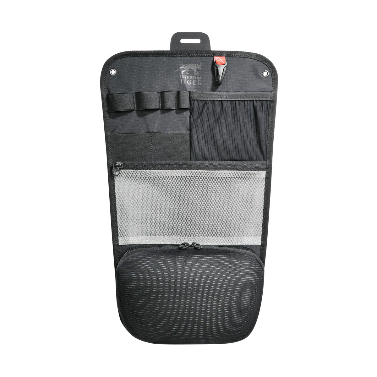 Removable modular organizer panel designed specifically for the TT Essential Pack L, TT Modular Daypack L and the Urban TAC Pack 22, but can be used on any backpack, bag or even in a vehicle. The panel can be customized to your needs and is sturdy enough to hold the TT EDC Pouch, TT IFAK Pouch, etc. www.moralepatches.com.au