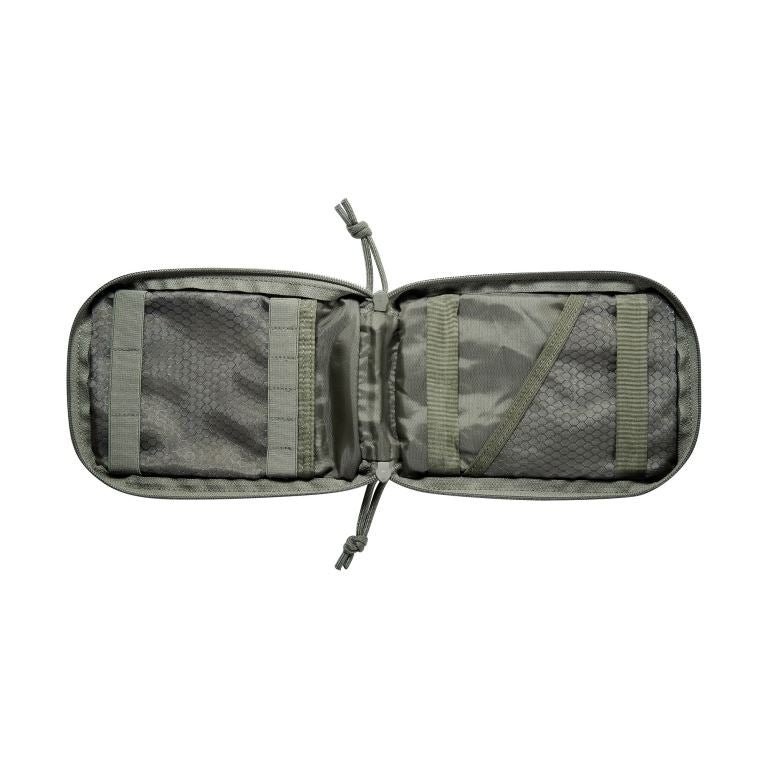 Accessory pocket for writing pad and pens. The TT Note Book Pocket MKII can be opened completely and has a wrist strap for secure transit. www.moralepatches.com.au