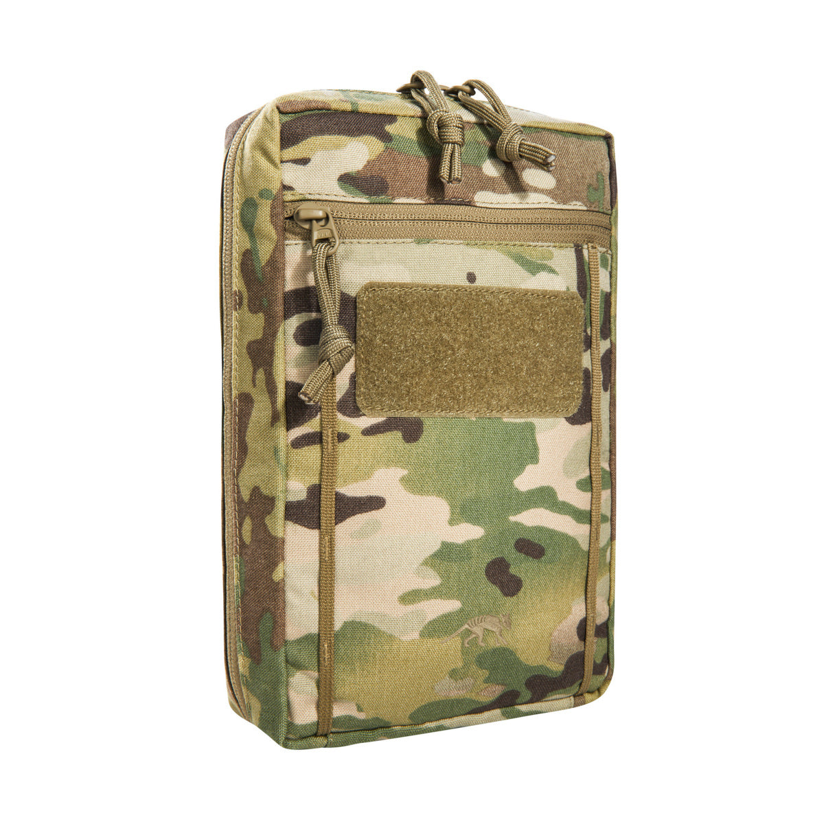 Accessory pouch with 24 x 15 x 6cm dimensions, a large opening and the MOLLE reverse system.&nbsp; The inside features MOLLE hook-and-loop, a mesh pocket and elastic loops. www.moralepatches.com.au