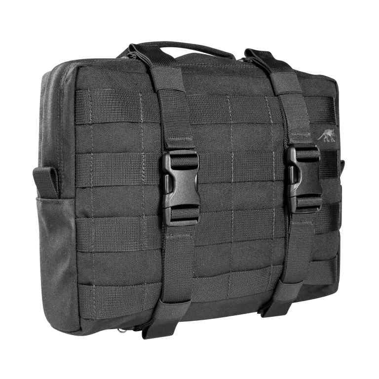Large accessory and lid pouch. The TT Tac Pouch 10 MKII is designed as a MOLLE affixed pouch for the TT Base Pack 52 and TT Base Pack 75, though can also be used with other backpacks or as a large hip pouch. Twin compression straps contain goods in transit, and a MOLLE front provides adaptability. www.moralepatches.com.au