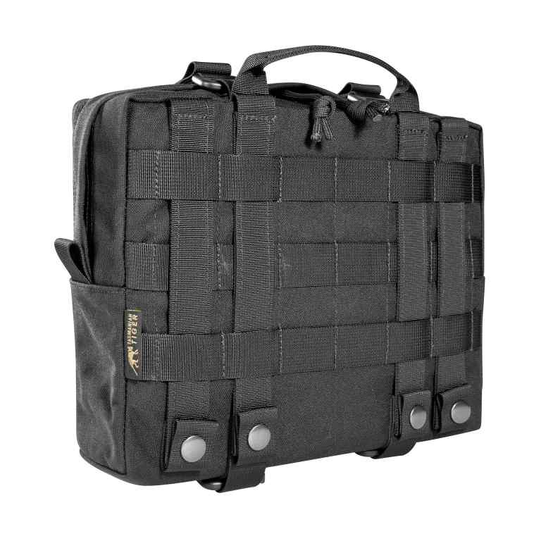Large accessory and lid pouch. The TT Tac Pouch 10 MKII is designed as a MOLLE affixed pouch for the TT Base Pack 52 and TT Base Pack 75, though can also be used with other backpacks or as a large hip pouch. Twin compression straps contain goods in transit, and a MOLLE front provides adaptability. www.moralepatches.com.au