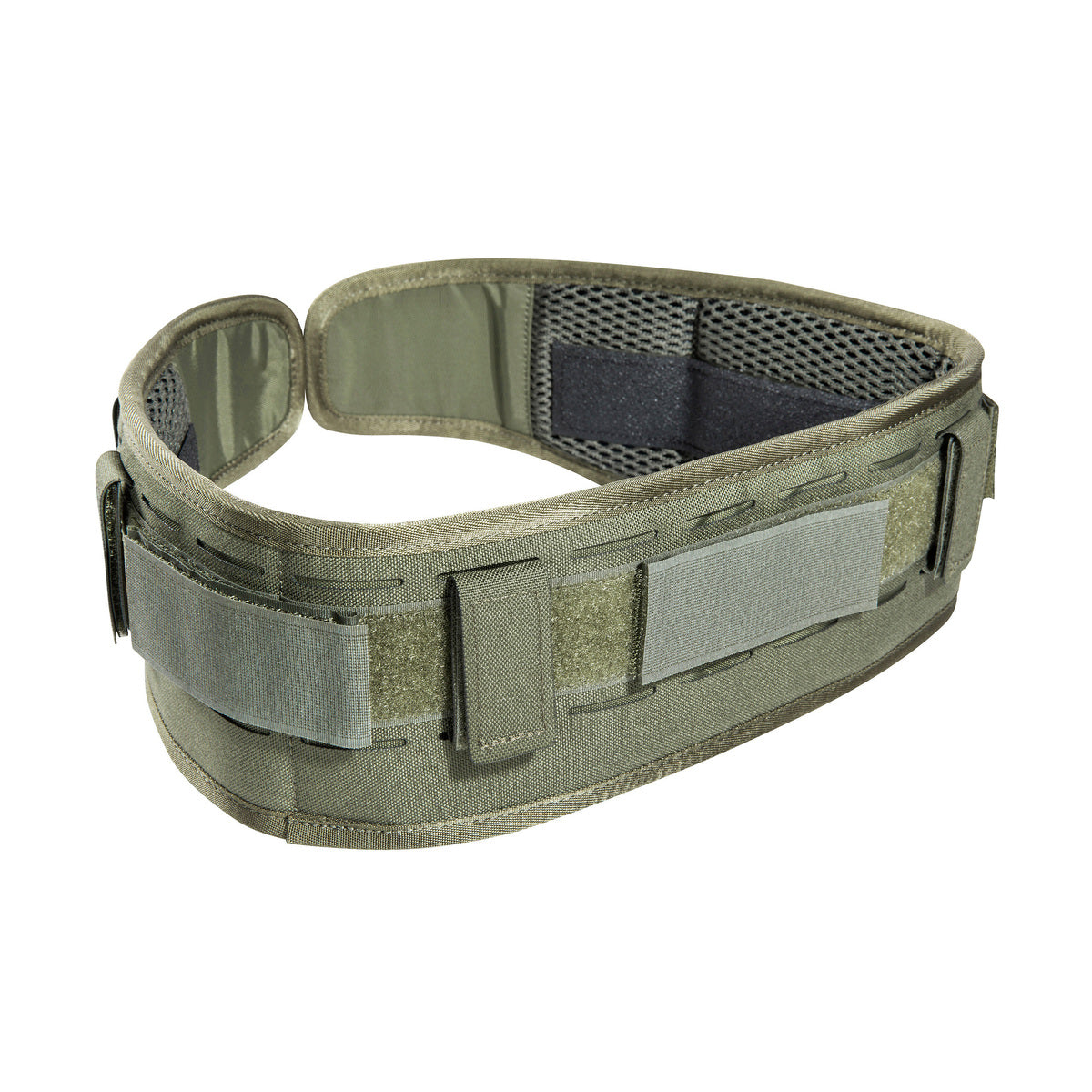 Padded intermediate belt for tactical belts. The belt has hidden hook-and-loop strips on the inside so you can attach it to an under-belt if need be. www.moralepatches.com.au