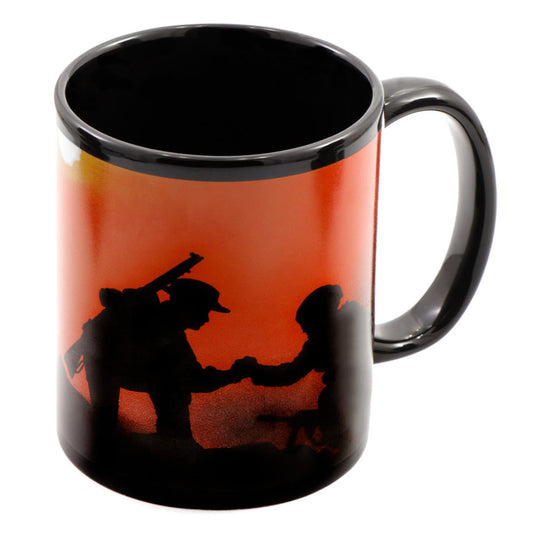 Introducing "The Spirit of Mateship Coffee Mug" – a tribute to the indomitable spirit of Australian soldiers who have exemplified the essence of mateship for over a century. www.moralepatches.com.au