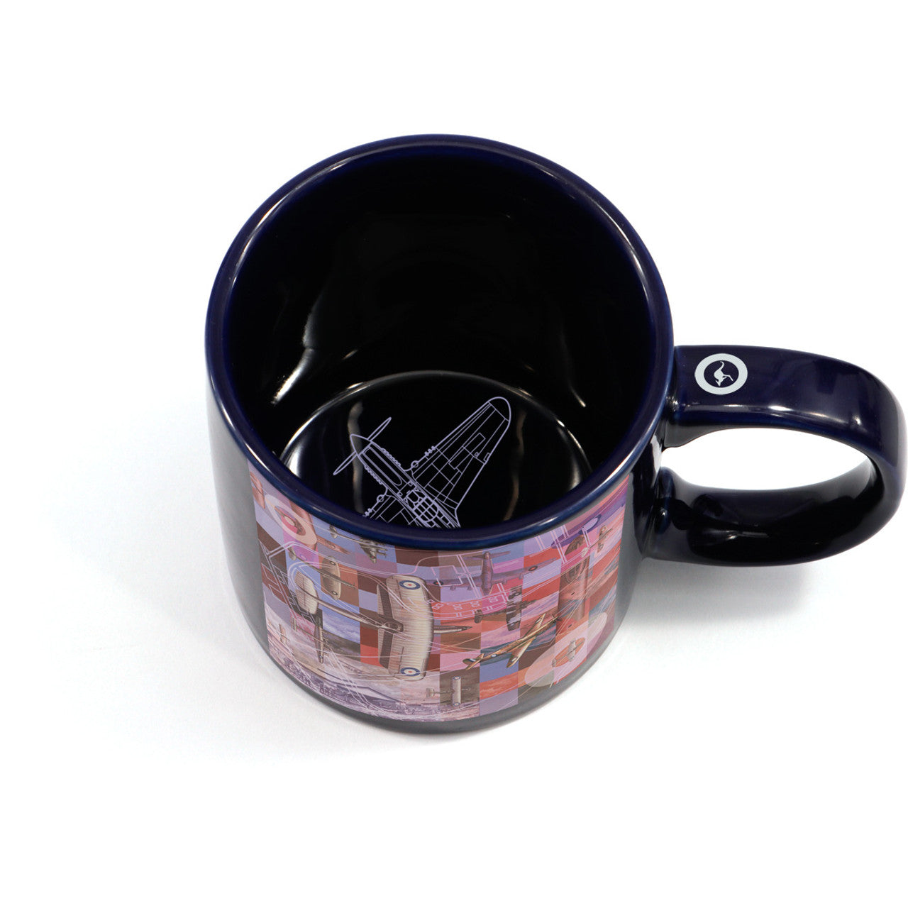 Introducing a collection of four limited edition coffee mugs featuring excerpts from the stunning artwork by Drew Harrison, commemorating the past 100 years of the Air Force. www.moralepatches.com.au