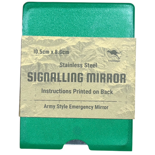 Master wilderness survival and personal grooming with this essential tactical mirror. Measuring 10.5cm x 8.6cm, it's compact enough to pack into any kit yet large enough for effective signaling in emergency situations. www.moralepatches.com.au