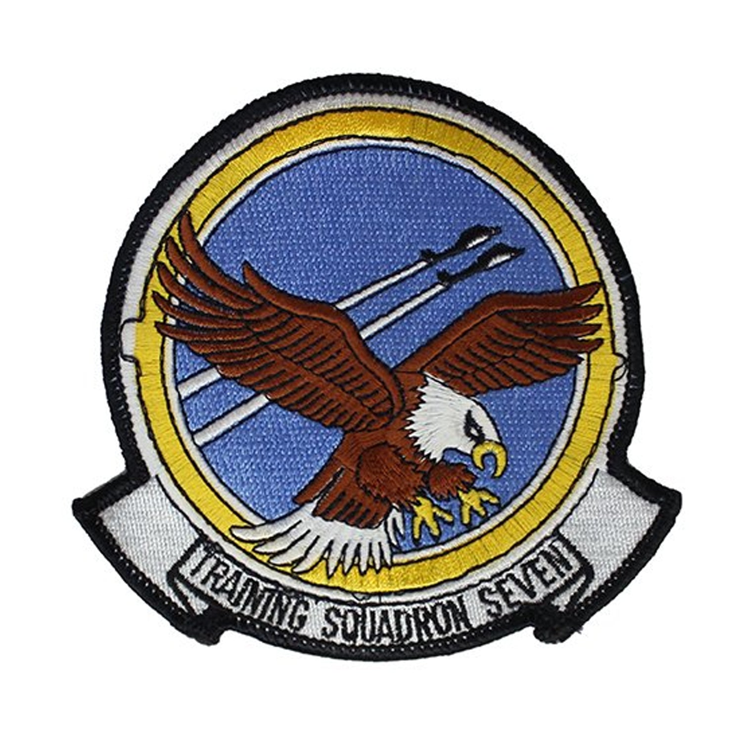 The "Eagles" of Training Squadron SEVEN (VT-7) have the mission of safely and effectively training the world's finest Naval Aviators and preparing them for service and success in the Fleet. Student Naval Aviators train for approximately twelve months in the fundamentals of strike aviation. www.moralepatches.com.au