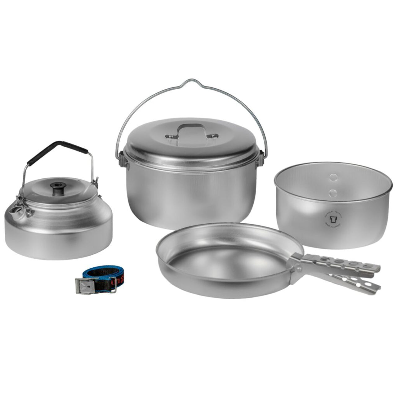 Get ready for the ultimate camping experience with the Trangia Camp Set 24! This versatile set includes a pot, frypan, and a variety of accessories, making it perfect for use over any heat source. You'll have everything you need to cook up a delicious meal in the great outdoors. www.moralepatches.com.au where campers shop