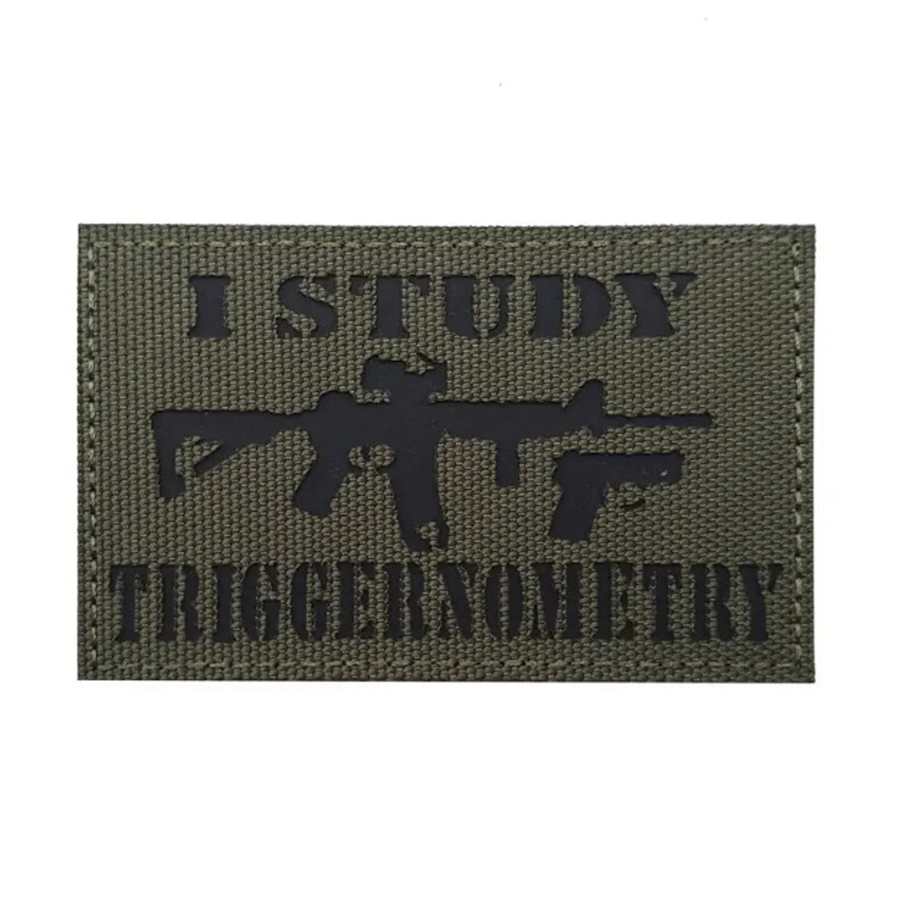 Experience the power of precision with the I Study Triggernometry Laser Cut Patch! Measuring at 8x5cm, this hook and loop patch is the ultimate addition to any collection. Master the art of marksmanship and proudly display your skills with this must-have accessory. www.moralepatches.com.au