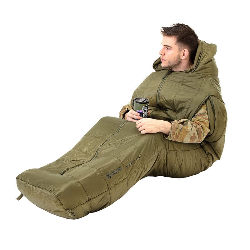 This sleeping bag is purpose-built for military personnel, hunters, and serious outdoor adventurers, striking the balance between the rugged functionality required for tactical missions, thermal efficiency and comfort. www.moralepatches.com.au