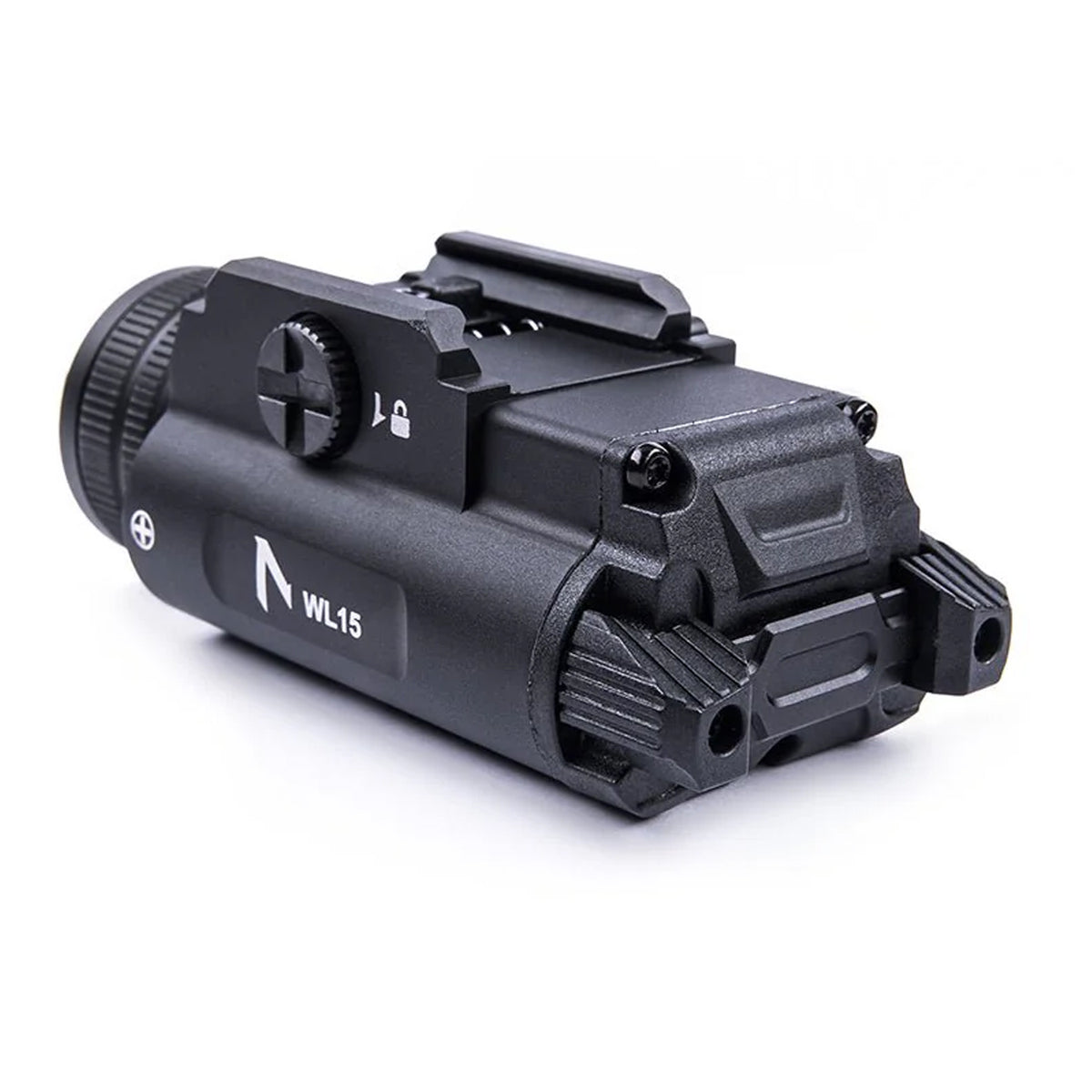 The WL15 Tactical Weapon Light is designed for professional tactical applications, delivering a powerful 1200-lumen output for high-visibility illumination in critical environments. www.moralepatches.com.au