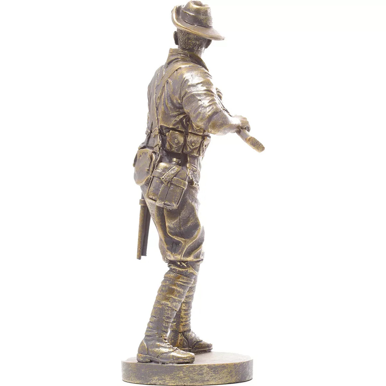 The sensational collector's edition of our fantastic WW1 Digger Miniature figurine. Only 100 of the WW1 Digger Miniature figurines feature this unique gold finish, creating the Collector's Gold Edition. www.moralepatches.com.au