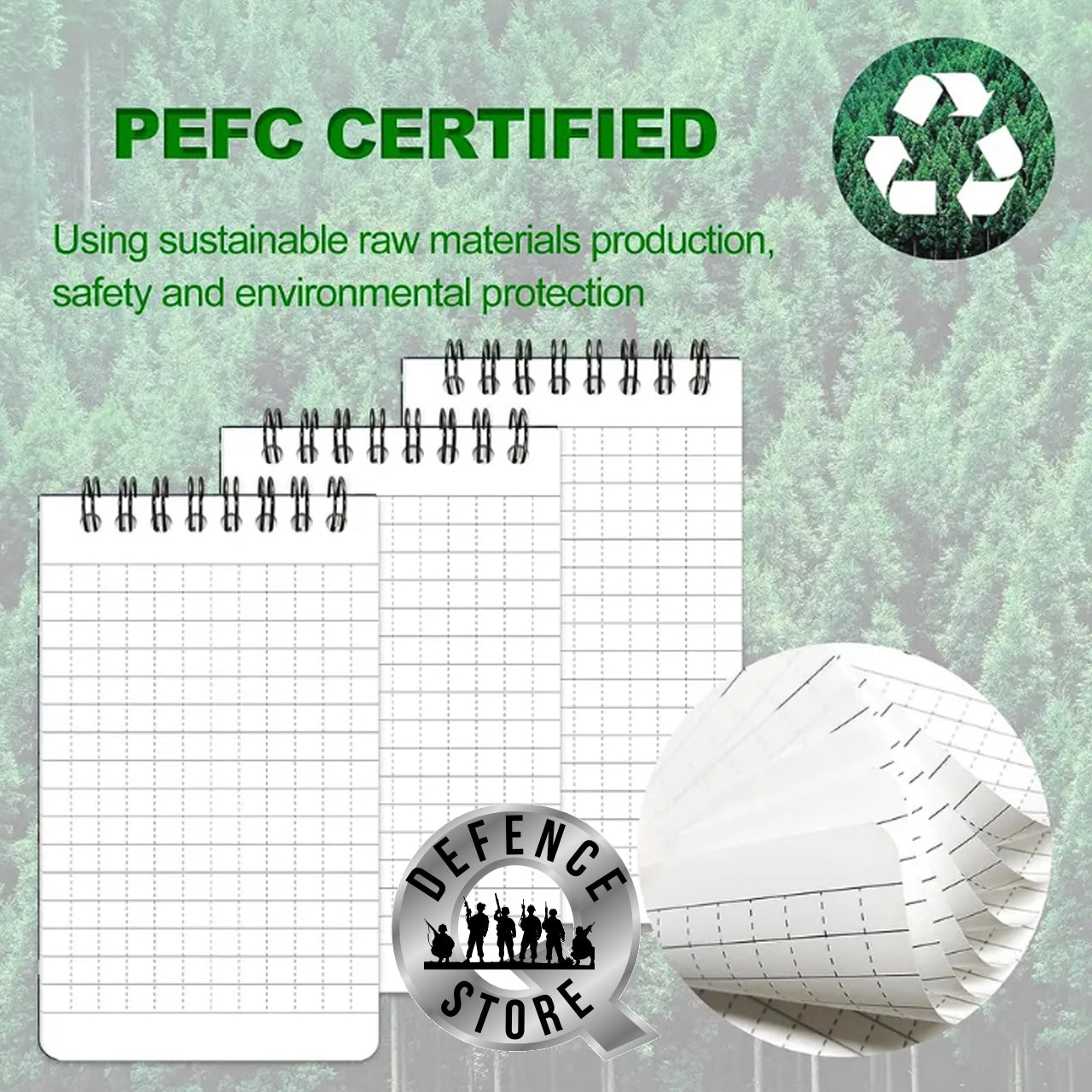With double-sided usage and approximately 50 pages, this notepad is not only practical but also environmentally friendly. Plus, the back cover doubles as an emergency ruler for quick and accurate measurements in both inches and centimeters. www.moralepatches.com.au