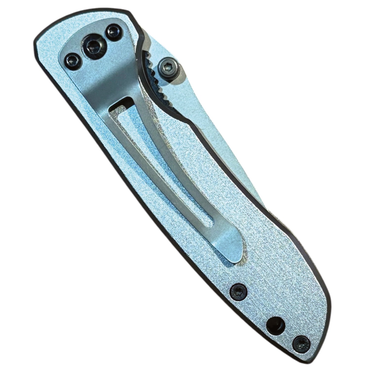 This Whitby Knife features a sleek aluminium handle with a striking carbon fibre effect, paired with a durable stainless steel blade measuring 6.35cm (2.5"). www.moralepatches.com.au