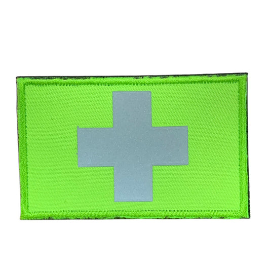 This Medic Reflective Laser Cut Patch is an essential addition to any gear collection! The durable hook and loop backing ensures easy attachment to any surface. Measuring at 8x5cm, this patch is the perfect size for visibility and practicality. Both the hook and loop pieces are provided, making application a breeze. Don't miss out on the value and versatility of this patch! www.moralepatches.com.au