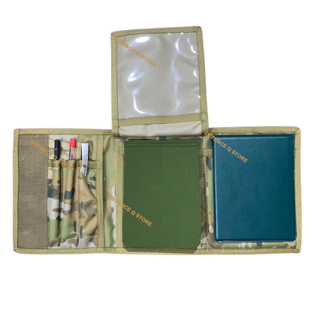 Elevate your field administration game with this essential AMCU notebook cover. With space for a notebook, two viewee twoee, and three writing utensils, it's a practical and organized solution. Plus, the middle flip panel provides storage for crucial documents on both sides. www.moralepatches.com.au