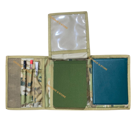 Elevate your field administration game with this essential AMCU notebook cover. With space for a notebook, two viewee twoee, and three writing utensils, it's a practical and organized solution. Plus, the middle flip panel provides storage for crucial documents on both sides. www.moralepatches.com.au