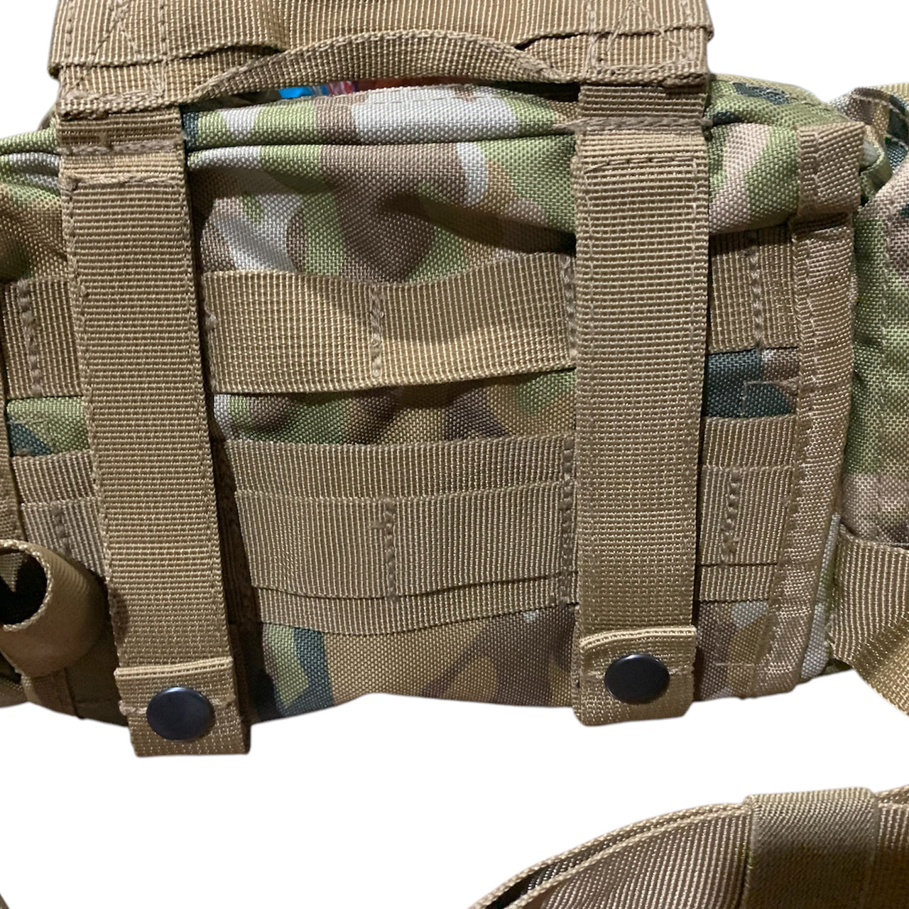 Elevate your outdoor adventures with the AMCU Waist Bag With MOLLE Adaptability! This versatile bum bag features convenient side and front pockets, as well as MOLLE fittings and x2 straps for ultimate functionality. The top compression strap/handle and waist belt ensure a secure fit, while the main compartment with mesh divider allows for easy organization. Crafted with heavy duty fabric, this bag can handle even the toughest terrain.  www.moralepatches.com.au