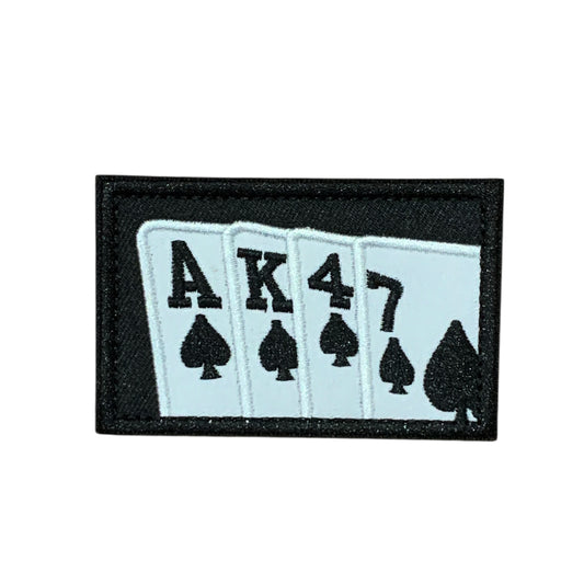 Take your fashion to the next level with this unique and bold embroidered patch! Add a touch of personality to any outfit, from jackets and shirts to pants, jeans, and hats. Measuring at 8x5cm, it's the perfect size for making a statement. www.moralepatches.com.au