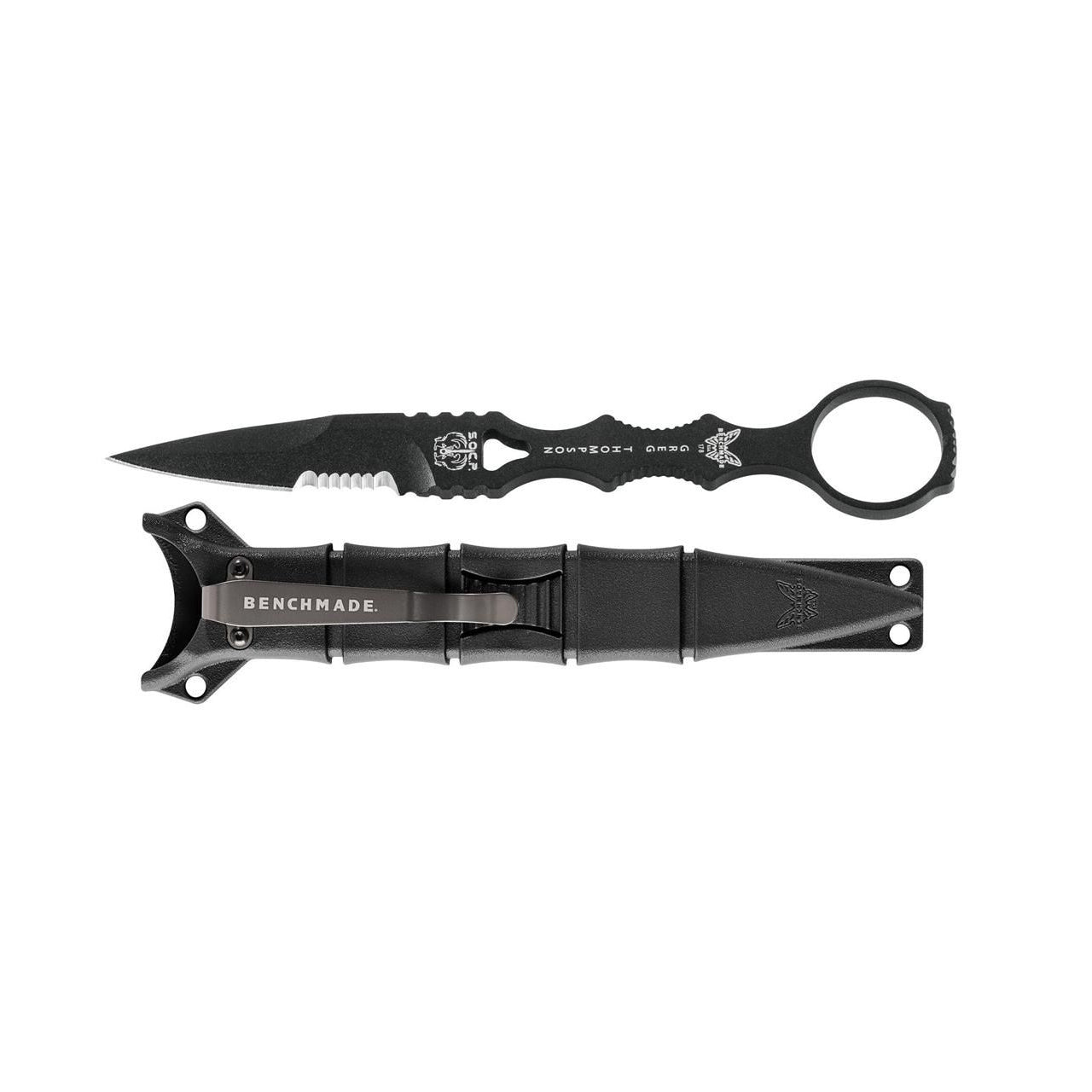 Great design of the sheath clip allows for better retention on MOLLE webbing, pocket seams and waistbands. The overall length of this model allows for easier concealment, while maintaining its effectiveness in a self defense situation. Allows the user to maintain dexterity and manipulate other objects without putting down the knife. www.moralepatches.com.au