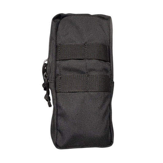 Designed for ultimate versatility, this pouch offers instant accessibility whether attached to your patrol order, assault pack, or large pack. Perfectly sized to accommodate a 1 Litre flask, it's equally adept at storing essential gear like spare rations, shaving supplies, batteries, marker panels, head torches, compact medical kits, or toggle ropes. www.moralepatches.com.au