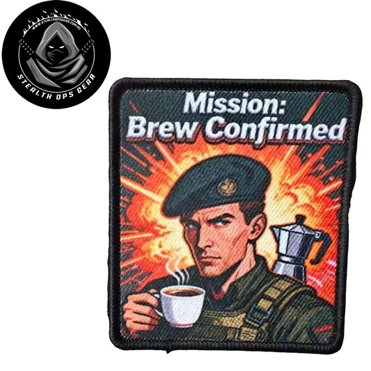 Unleash your creativity with the Brew Confirmed Embroidery Printed Patch Hook &amp; Loop! Measuring 8x7cm and featuring a beautifully embroidered design and secure hook &amp; loop backing, this patch is a must-have for any collector. www.moralepatches.com.au