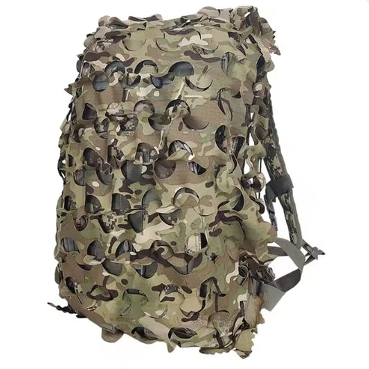 Engineered for serious operators, this 3D Camouflage Net Blackpack Cover delivers authentic multicam concealment for 60 or 80LT packs. www.moralepatches.com.au