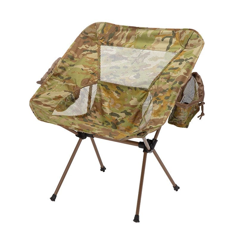 Avoid spending your day at the range or in the field sitting on cold, damp ground. Instead, enjoy the comfort of this lightweight, compact tactical chair. Weighing less than a kilogram and easily fitting into your pack, it’s the perfect combination of convenience and comfort. Featuring a bucket seat with breathable mesh panels for ventilation on warm days, it’s crafted from durable 500D fabric and high-tensile mesh. www.moralepatches.com.au