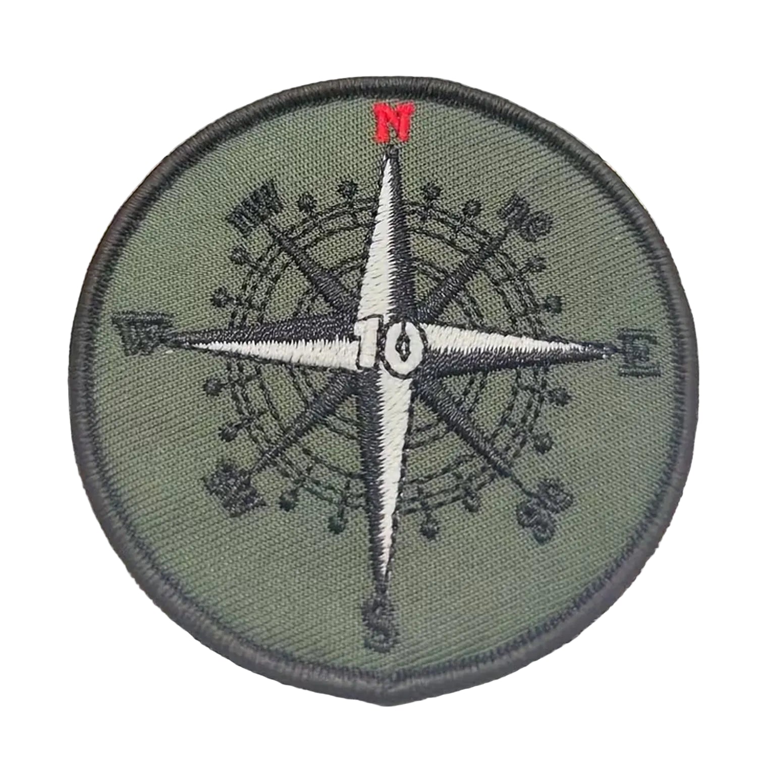 Unleash your creativity with the Compass For The New LT Embroidery Patch Hook &amp; Loop! Measuring 8cm and featuring a beautifully embroidered design and secure hook &amp; loop backing, this patch is a must-have for any collector. www.moralepatches.com.au