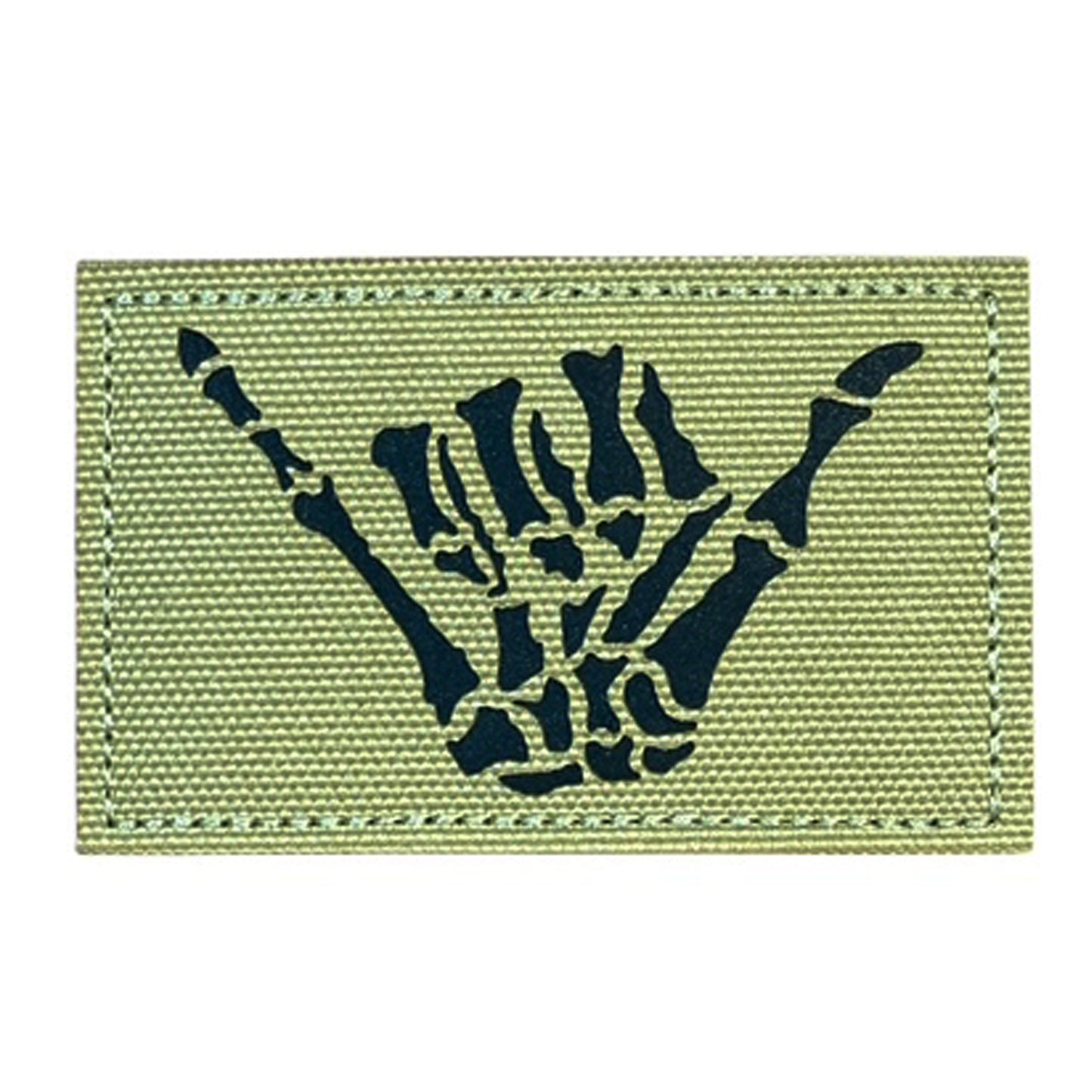 Make a bold statement with the Cool Hand Laser Cut Tan Patch. This striking 8x5cm patch features laser-cut precision detailing that demands attention. Backed with both hook and loop fasteners, it's ready to attach to tactical gear, backpacks, or uniforms instantly. www.moralepatches.com.au
