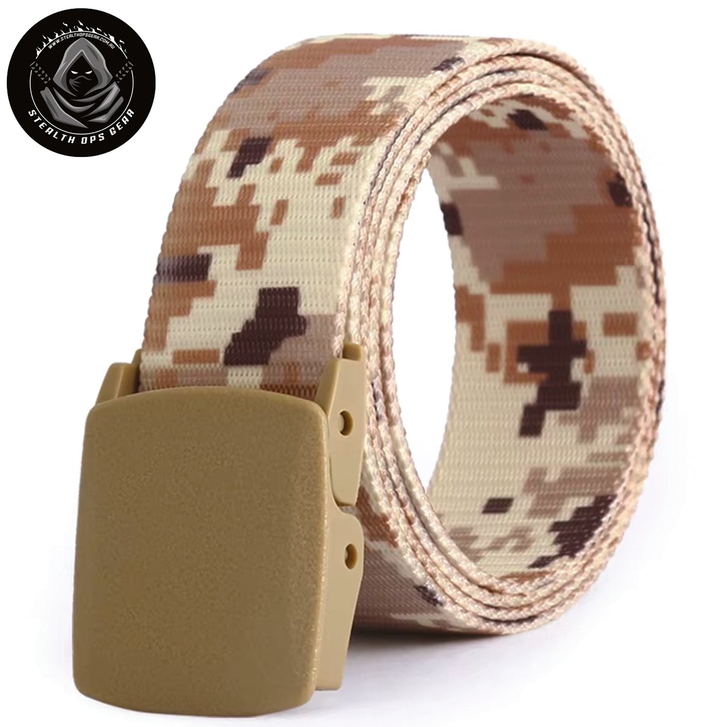 Nothing worse than having to take your belt off at the airport, this belt is the solution as it has no metal in it's design and is very solid and sturdy.&nbsp; This is also a good belt for out in the field as it sits really tight when done up unlike other non clipped belts that can lengthen when worn over time. www.moralepatches.com.au