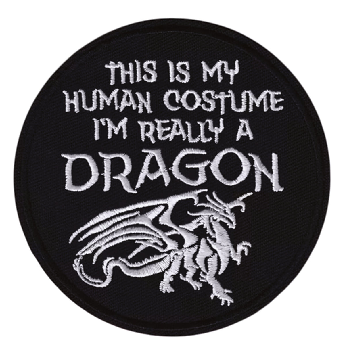 Transform into your strongest self with the Human Costume Morale Patch Plain Backed Iron On Patch, measuring 8cm! Unleash your inner power and conquer every challenge with confidence and style. www.moralepatches.com.au